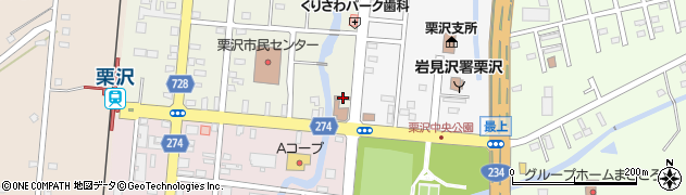 北海道岩見沢市栗沢町北本町173周辺の地図