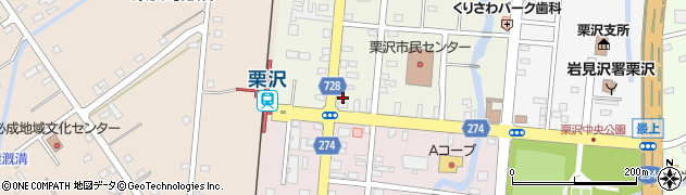 北海道岩見沢市栗沢町北本町51周辺の地図