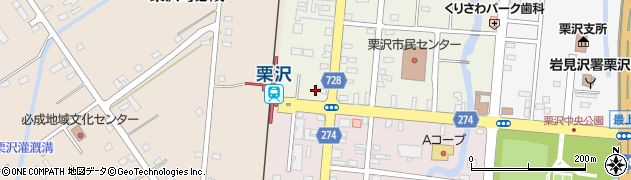 北海道岩見沢市栗沢町北本町5周辺の地図
