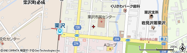 北海道岩見沢市栗沢町北本町137周辺の地図