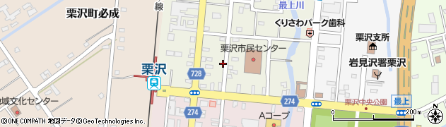 北海道岩見沢市栗沢町北本町96周辺の地図