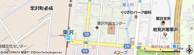 北海道岩見沢市栗沢町北本町105周辺の地図