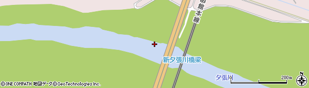 江別大橋周辺の地図