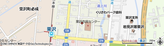 北海道岩見沢市栗沢町北本町141周辺の地図