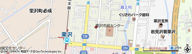 北海道岩見沢市栗沢町北本町102周辺の地図