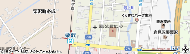 北海道岩見沢市栗沢町北本町62周辺の地図