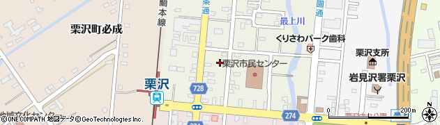 北海道岩見沢市栗沢町北本町101周辺の地図