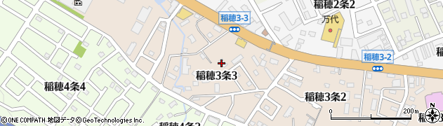 鹿島道路株式会社　北海道支店周辺の地図