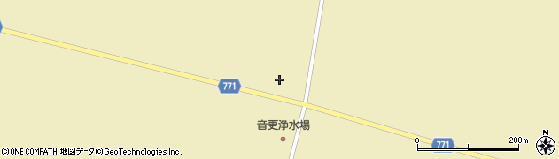 中音更会館周辺の地図