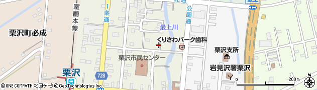 北海道岩見沢市栗沢町北本町164周辺の地図