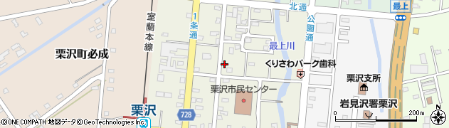 北海道岩見沢市栗沢町北本町146周辺の地図
