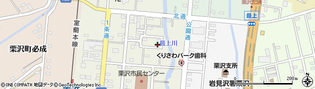 北海道岩見沢市栗沢町北本町163-18周辺の地図