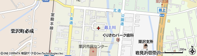 北海道岩見沢市栗沢町北本町163-17周辺の地図