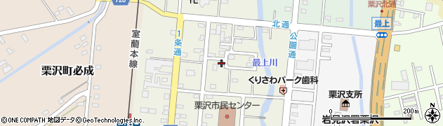 北海道岩見沢市栗沢町北本町163-11周辺の地図