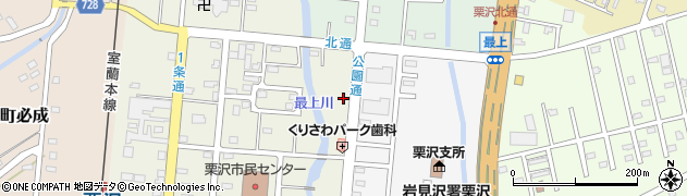 北海道岩見沢市栗沢町北本町178周辺の地図