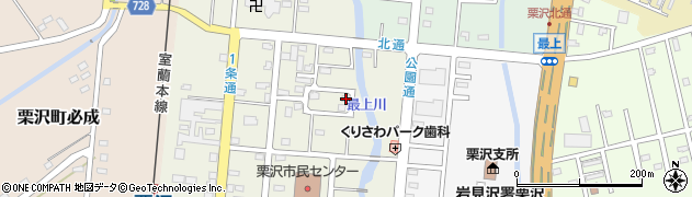 北海道岩見沢市栗沢町北本町163-15周辺の地図