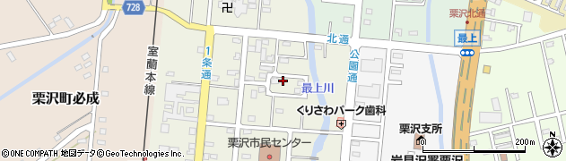北海道岩見沢市栗沢町北本町163周辺の地図