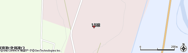 北海道釧路市阿寒町西阿寒１８線周辺の地図