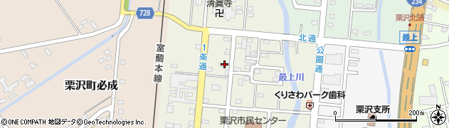 北海道岩見沢市栗沢町北本町93周辺の地図