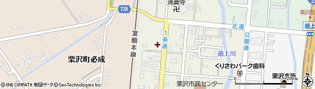北海道岩見沢市栗沢町北本町28周辺の地図