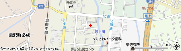 北海道岩見沢市栗沢町北本町163-7周辺の地図