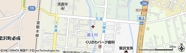 北海道岩見沢市栗沢町北本町211周辺の地図
