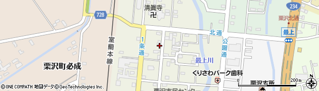 北海道岩見沢市栗沢町北本町90周辺の地図