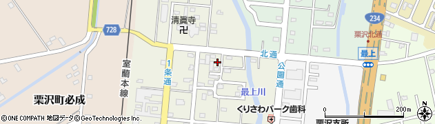 北海道岩見沢市栗沢町北本町160周辺の地図