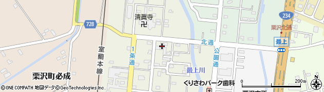 北海道岩見沢市栗沢町北本町87周辺の地図