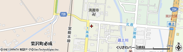 北海道岩見沢市栗沢町北本町85周辺の地図