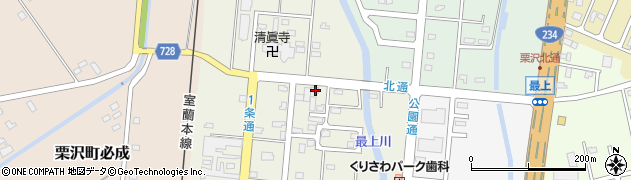 北海道岩見沢市栗沢町北本町160-2周辺の地図