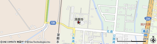 北海道岩見沢市栗沢町北本町192周辺の地図