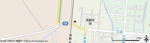 北海道岩見沢市栗沢町北本町197周辺の地図