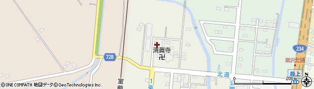 北海道岩見沢市栗沢町北本町193周辺の地図