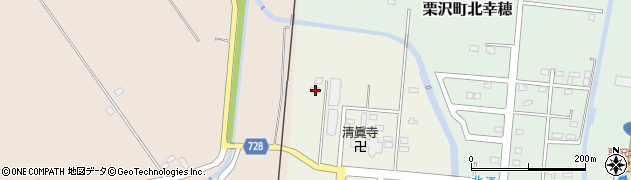 北海道岩見沢市栗沢町北本町199周辺の地図