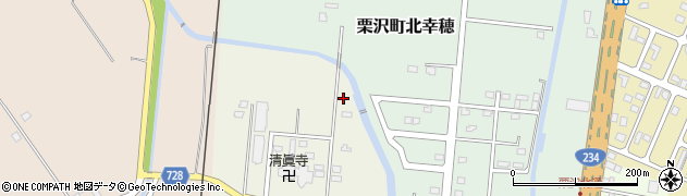 北海道岩見沢市栗沢町北本町207周辺の地図