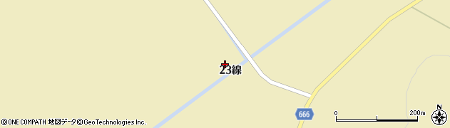 北海道釧路市阿寒町下仁々志別（２３線）周辺の地図
