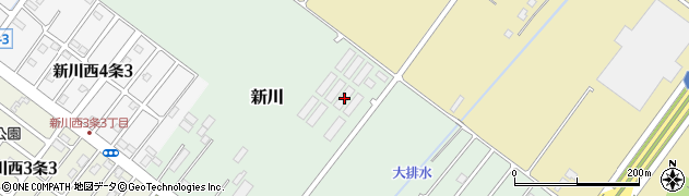 北海道札幌市北区新川782周辺の地図
