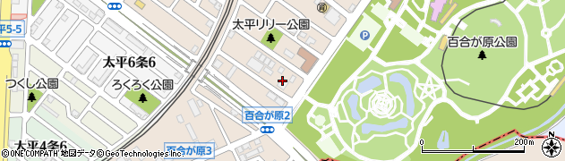株式会社環境テクノス　札幌支店周辺の地図