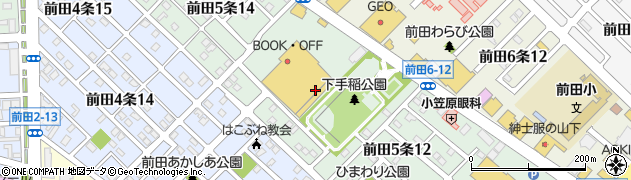 北海道札幌市手稲区前田５条周辺の地図