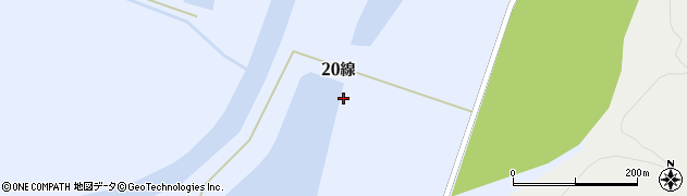 北海道釧路市阿寒町中阿寒（２０線）周辺の地図