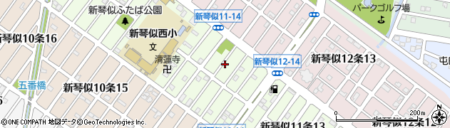 有限会社堀江防水工業　新琴似支店周辺の地図