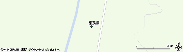 北海道河東郡士幌町中士幌東９線周辺の地図