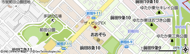 ザ・ビッグエクスプレス前田店周辺の地図