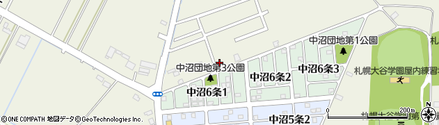 北海道札幌市東区中沼町60周辺の地図