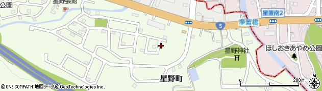 北海道小樽市星野町20周辺の地図