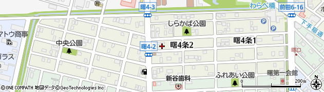 北海道札幌市手稲区曙４条周辺の地図