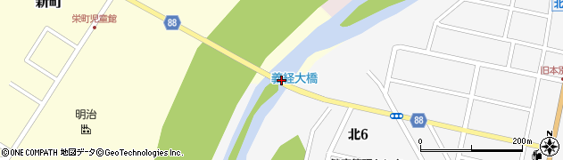 義経大橋周辺の地図