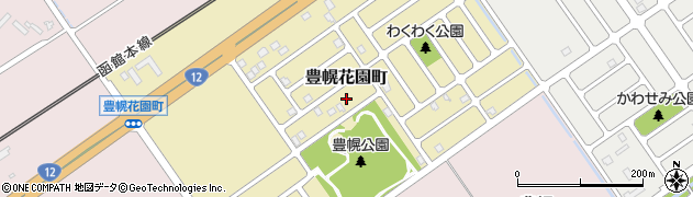 北海道江別市豊幌花園町周辺の地図