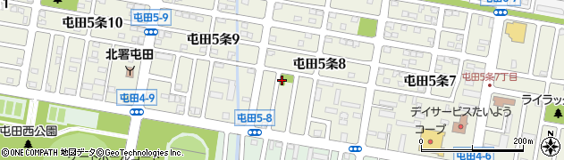 屯田あかしやちびっこ公園周辺の地図